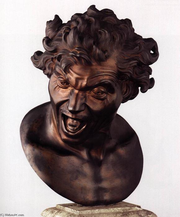 Bust Of The Anima Dannata — Massimiliano Soldani-benzi