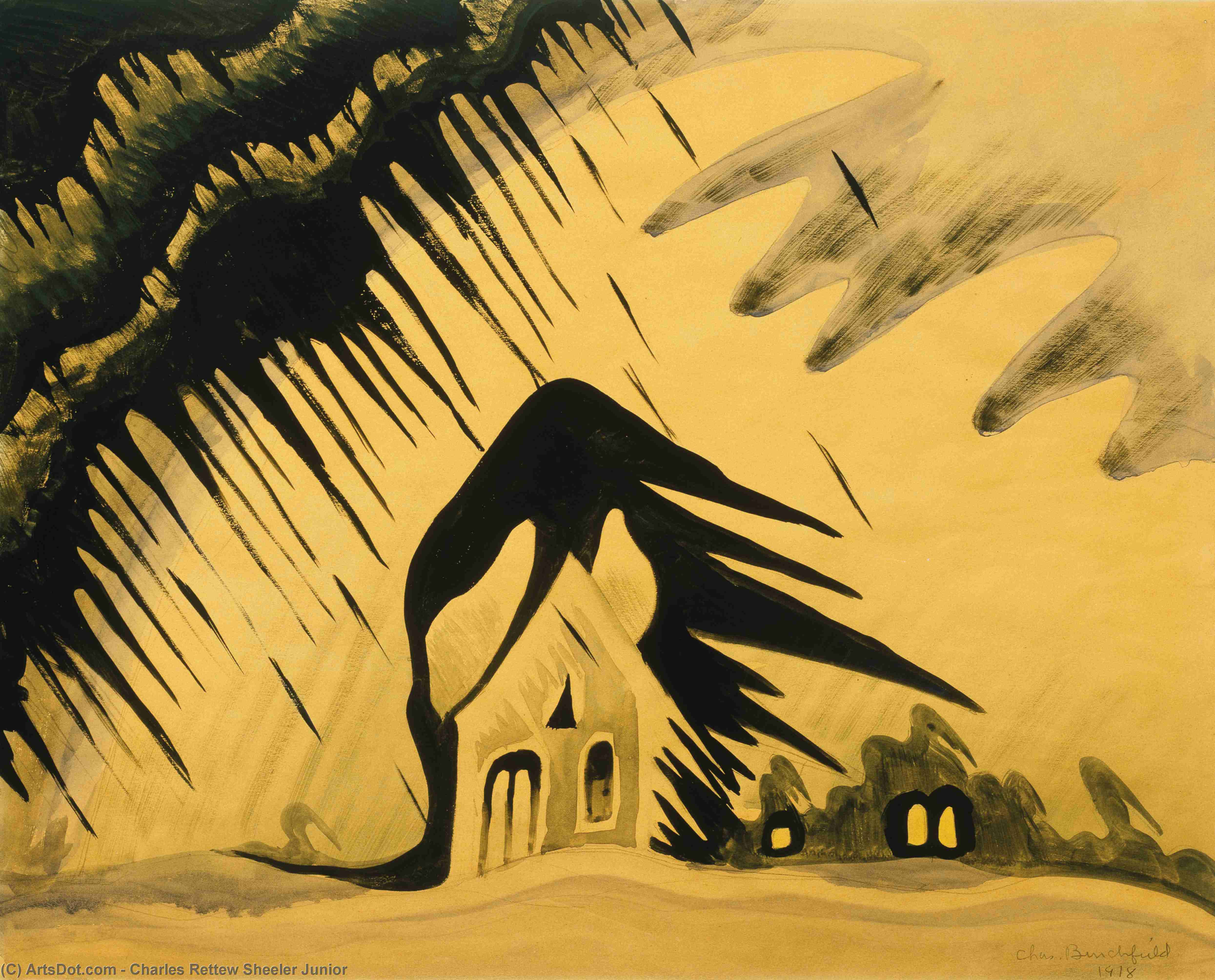 Wind, Sea And Sailing — Charles Sheeler