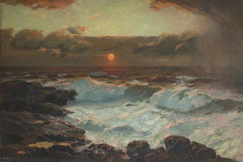 Sunset At Land's End — Albert Julius Olsson