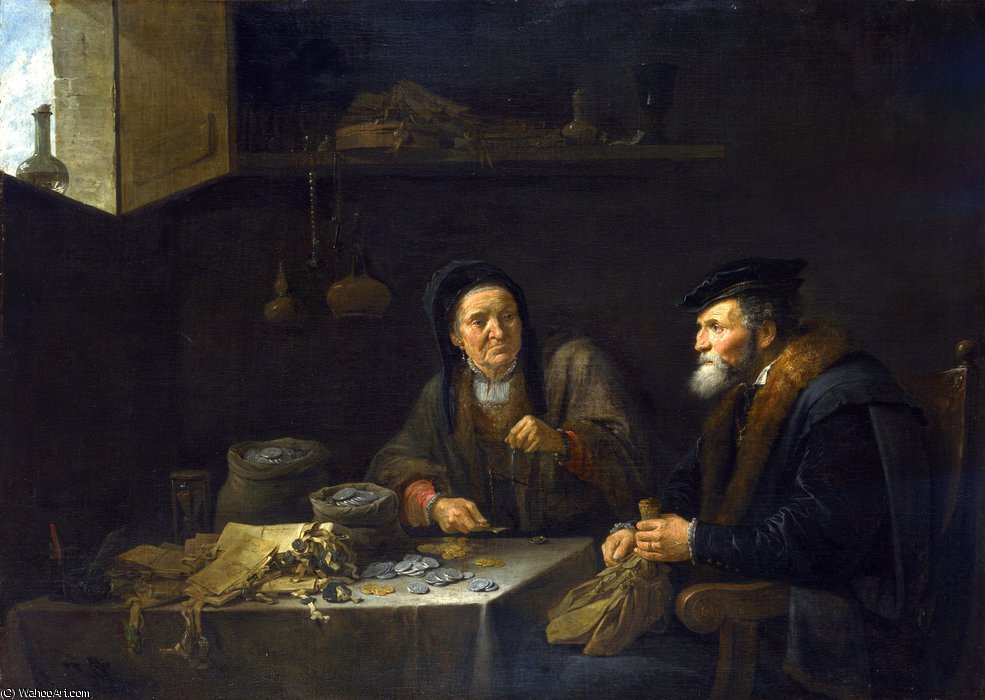 Covetous Man — David Teniers The Younger