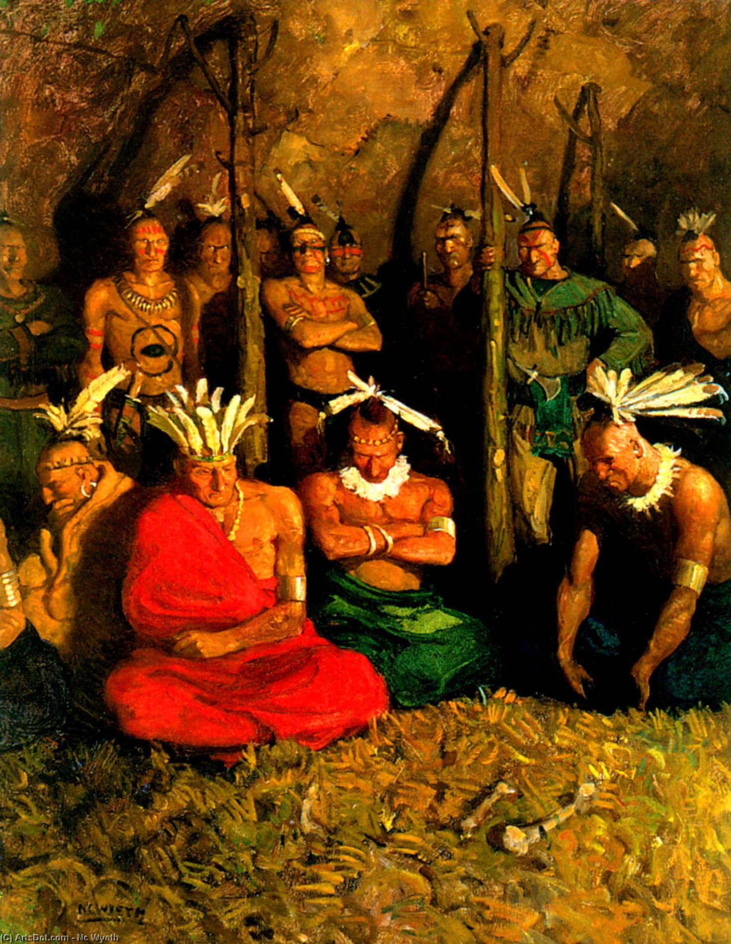 In The Council Lodge — Н.к. Уийт
