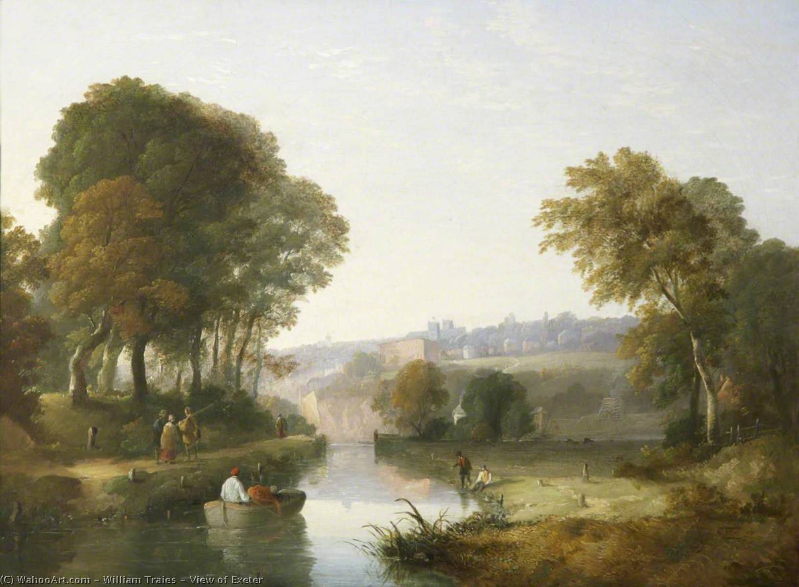 View Of Exeter — William Traies