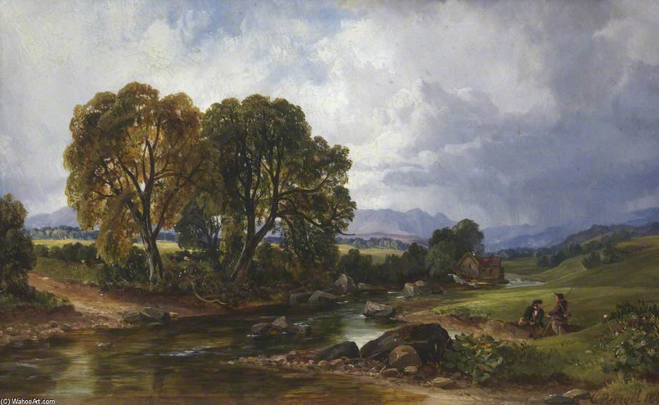 A Highland Stream — Arthur Perigal The Younger