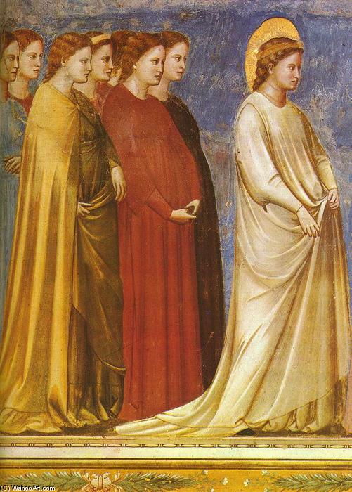 Br. 12 Scene Iz Života Device: 6. Svadbena Povorka (detalj) — Đijoto Di Bondone