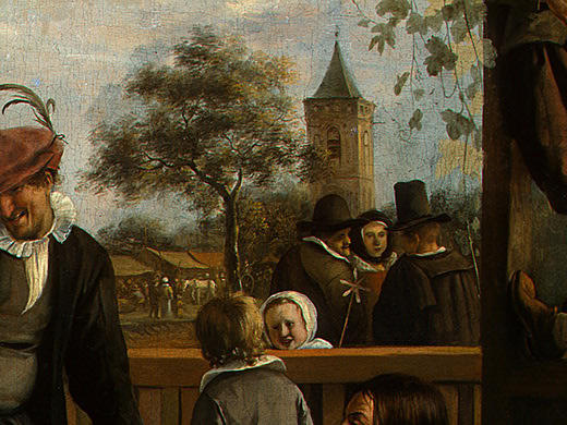 Dancing Couple(detail) — Ян Стен