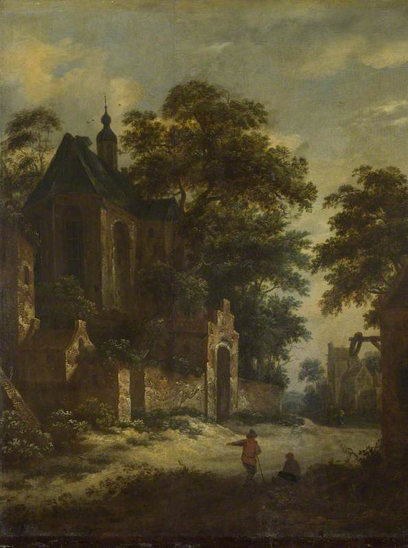 A View Of A Village — Roelof Jansz Van Vries