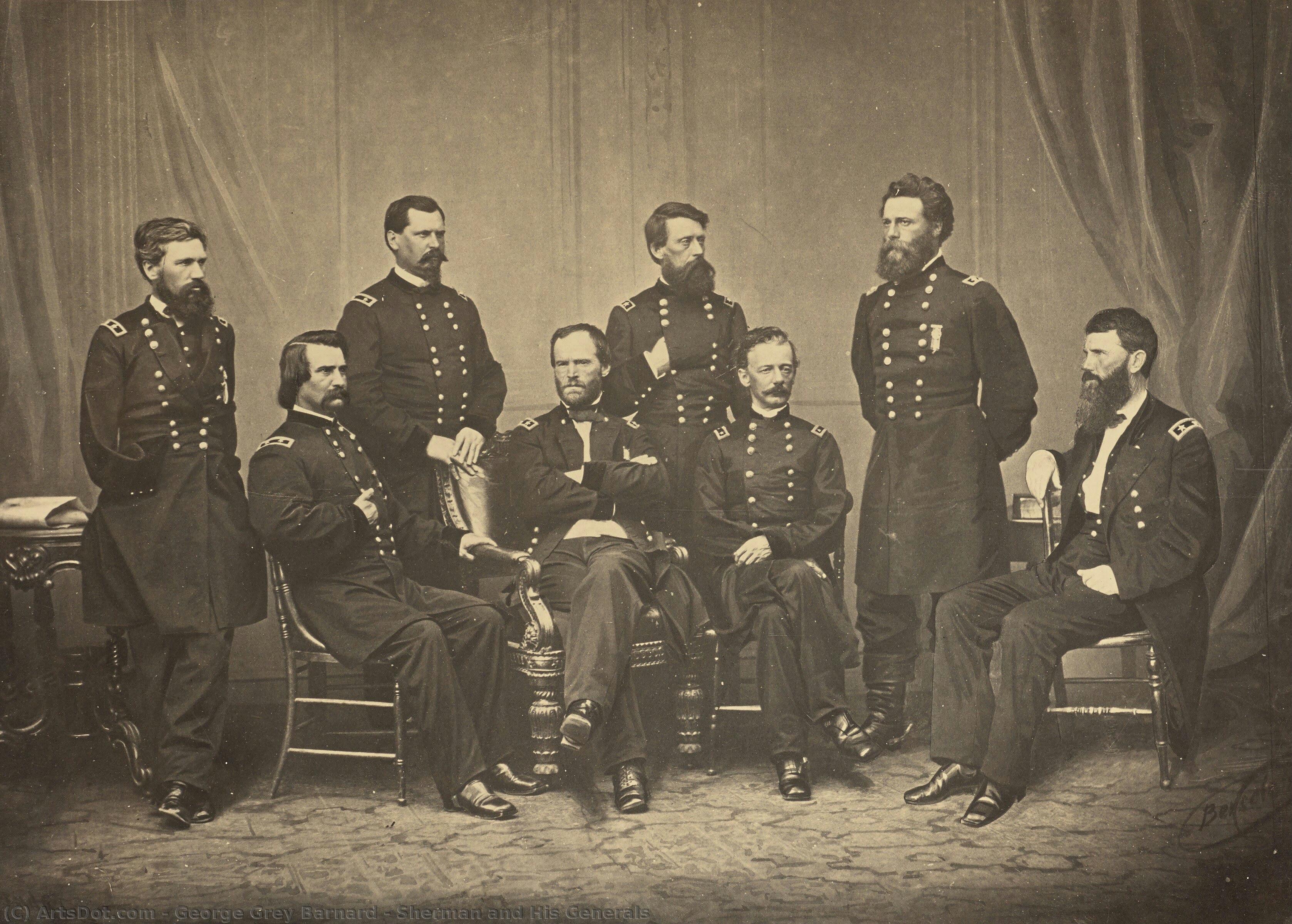 Sherman And His Generals — George Grey Barnard