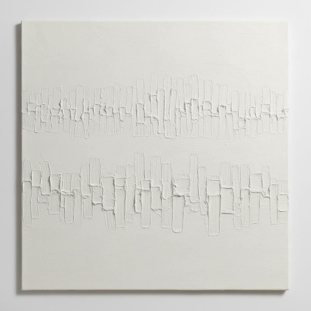 Rhythmic Echoes Of Light Within The Sculptural Silence Of Monochromatic Relief — David Moreau