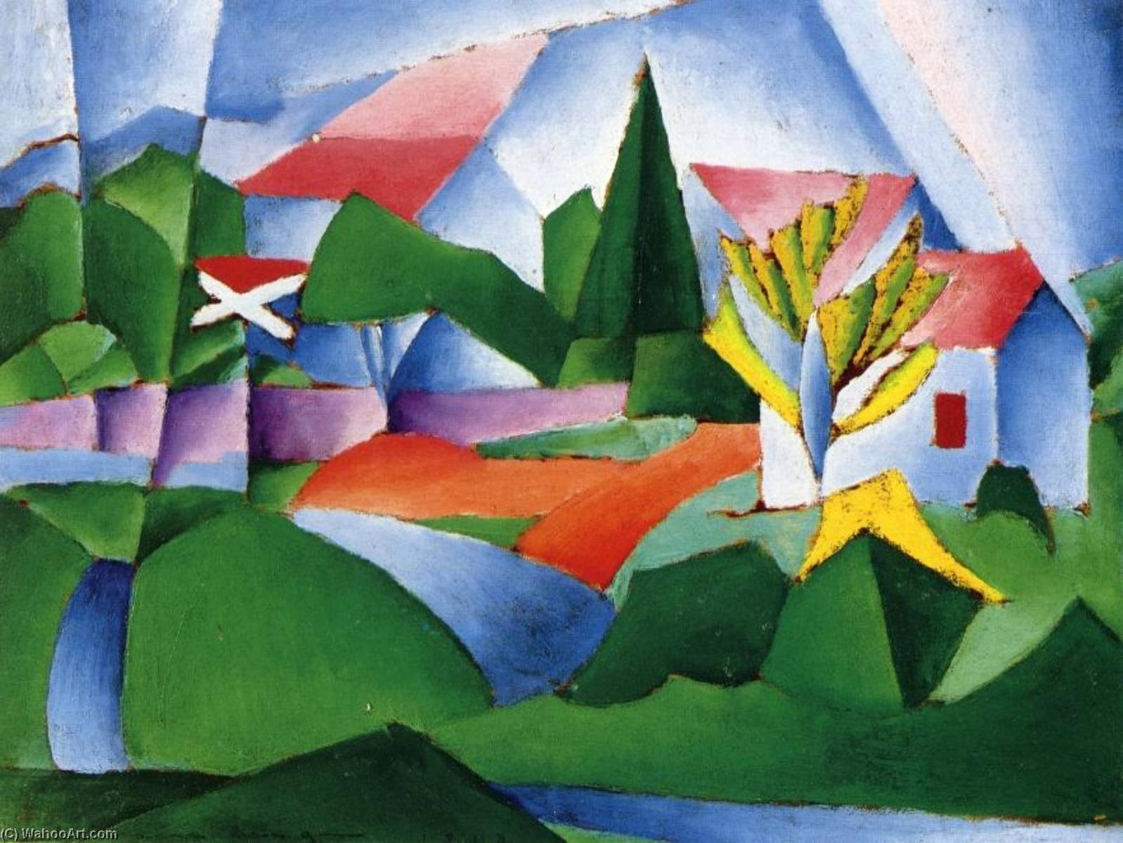 Landscape — Morton Livingston Schamberg
