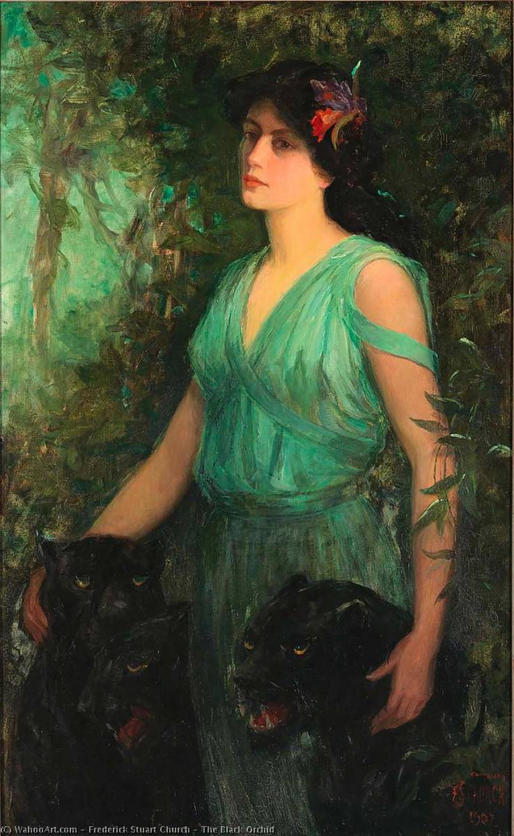 The Black Orchid — Frederick Stuart Church