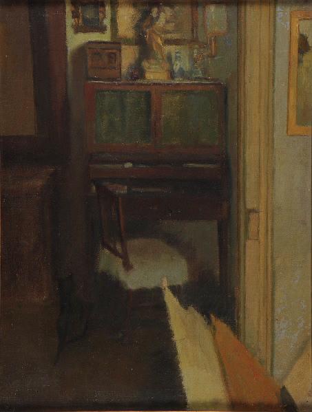 Sa Chambre Femme Nue De Dos (titre Attribué) — Charles Dulac