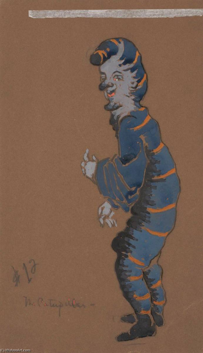 Caterpillar (costume Design For Alice In Wonderland, 1915) — William Penhallow Henderson