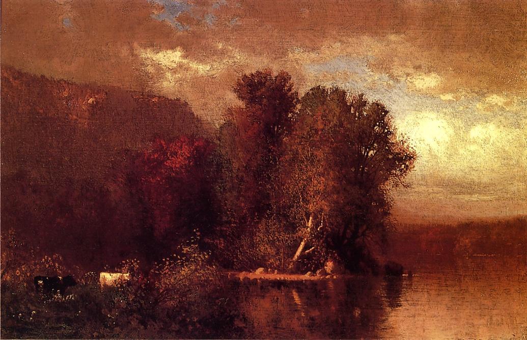 Hudson River Landscape — William Hart