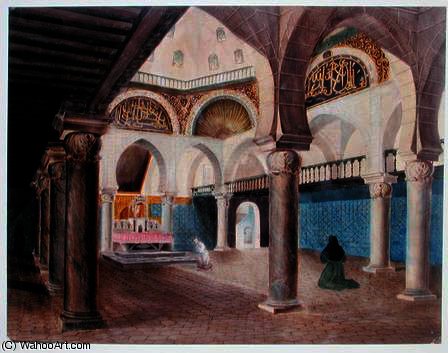 Interior Of A Mosque Converted Into A Bishop's Palace — Theodore Leblanc