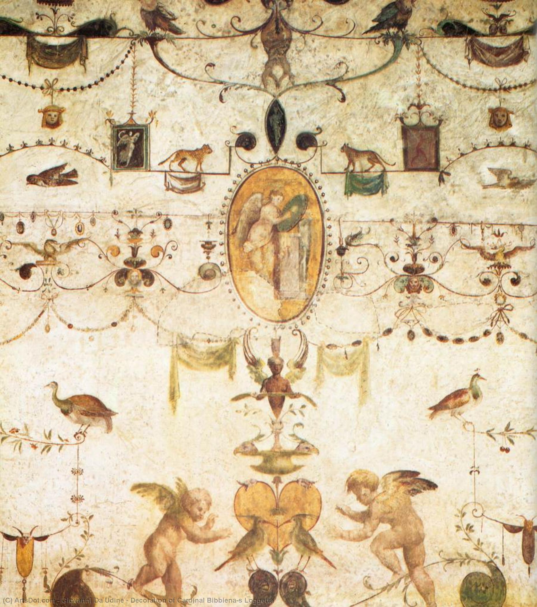 Decoration Of Cardinal Bibbiena's Loggetta — Giovanni Da Udine