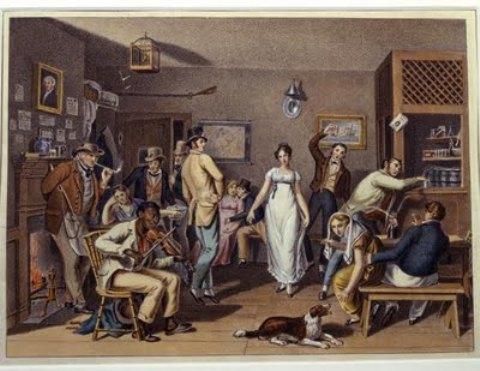 Dance In A Country Tavern — John Lewis Krimmel
