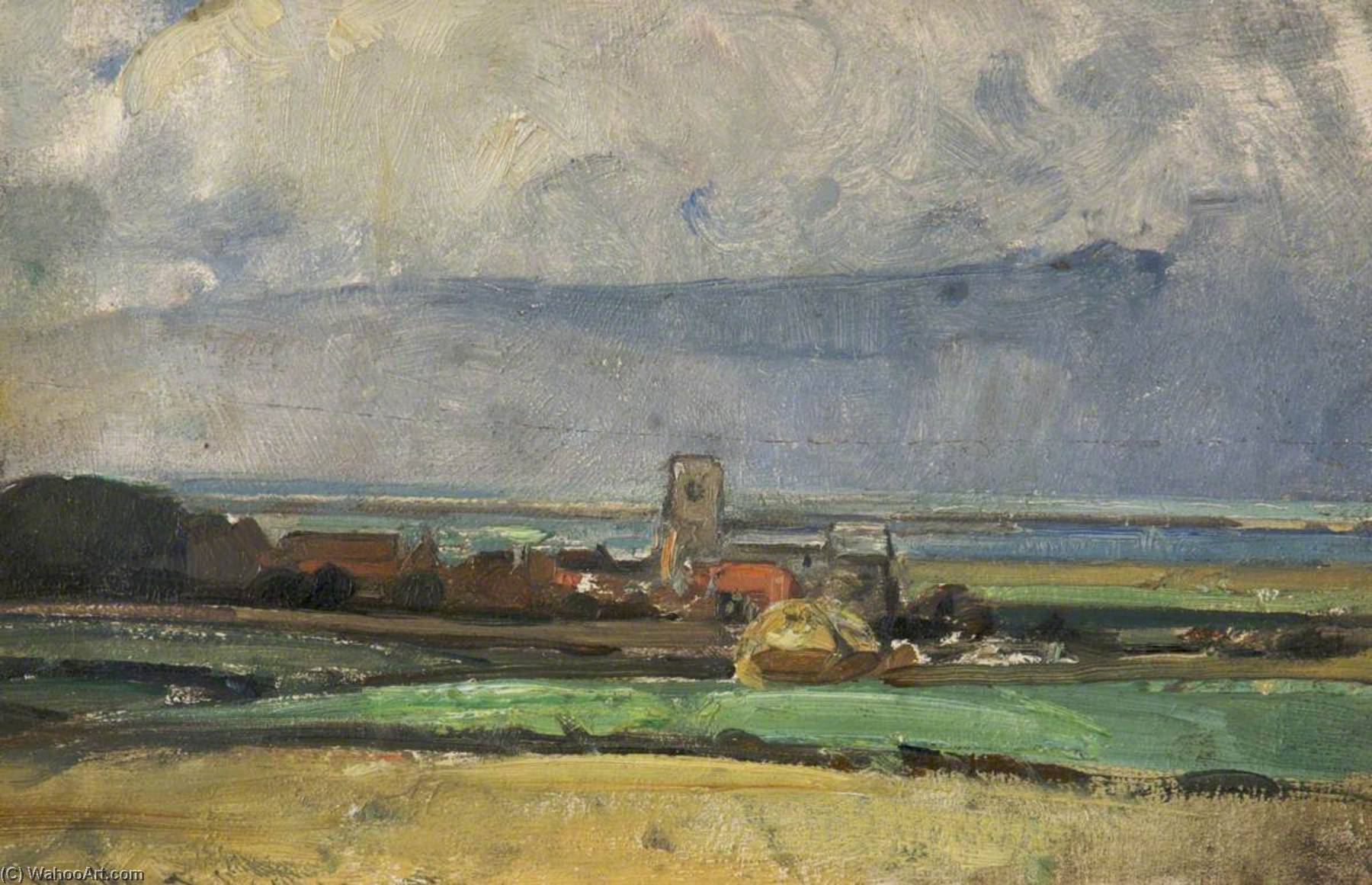 Landscape With Church — Sir John Alfred Arnesby Brown