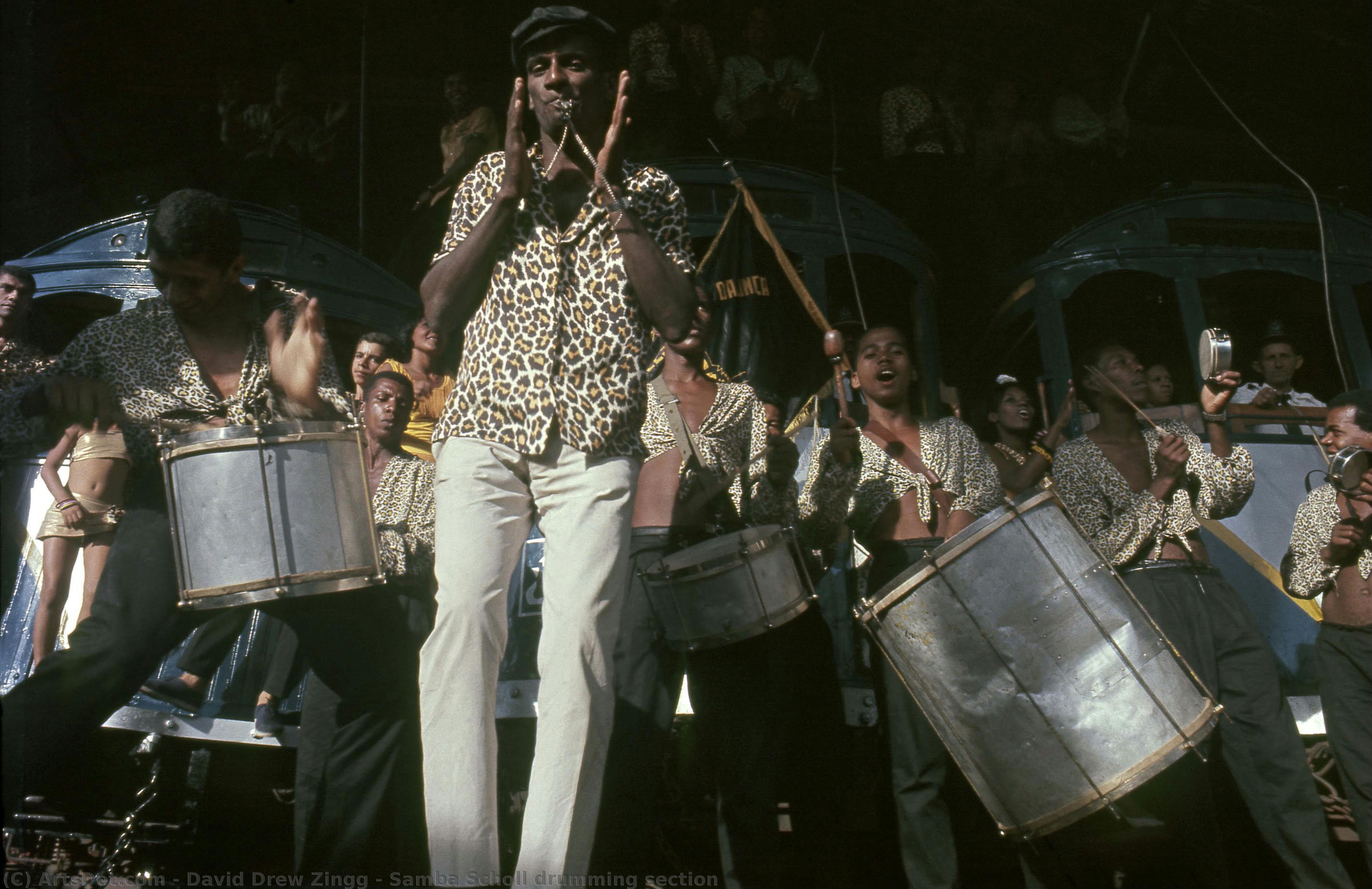 Samba Scholl Drumming Section — David Drew Zingg