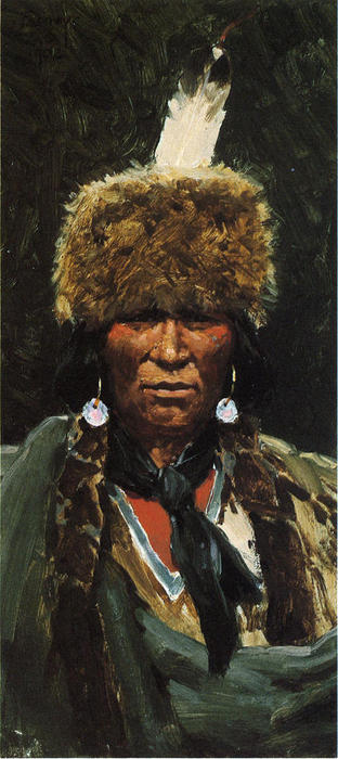 Chief Ogallala Fire — Henry F Farny