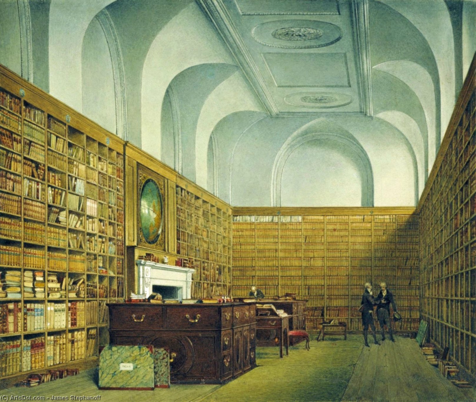 Buckingham House, East Library — James Stephanoff