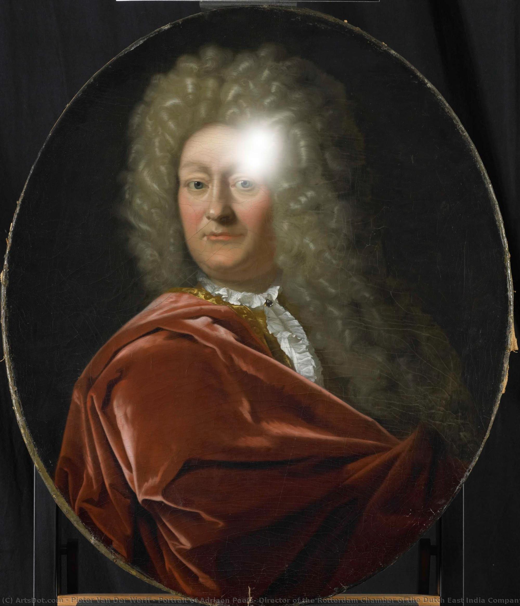 Portrait Of Adriaen Paets, Director Of The Rotterdam Chamber Of The Dutch East India Company, Elected 1703, Pieter Van Der Werff (attributed To), 1703 - 1722 — Pieter Van Der Werff