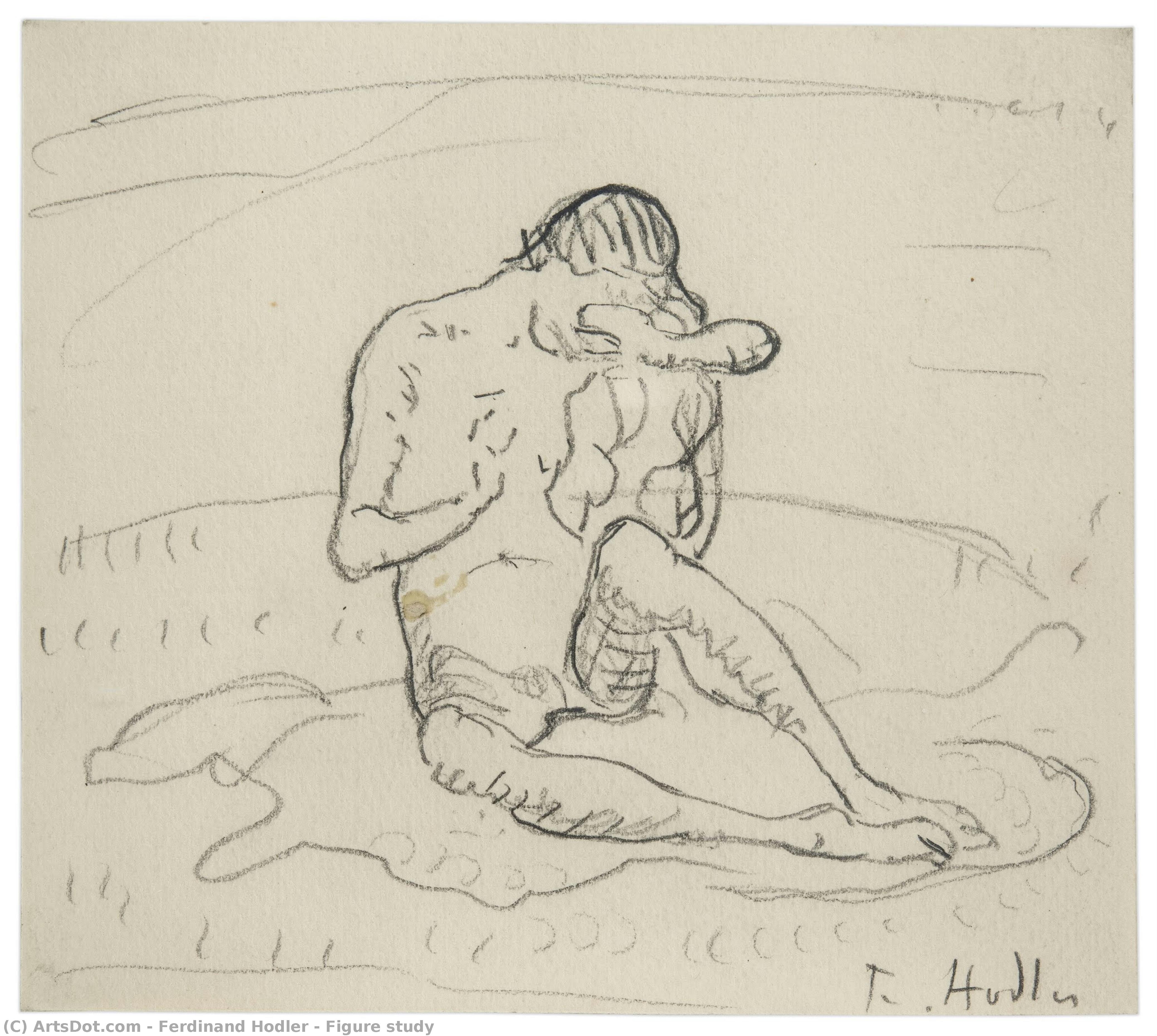 Estudio De Figura — Ferdinand Hodler