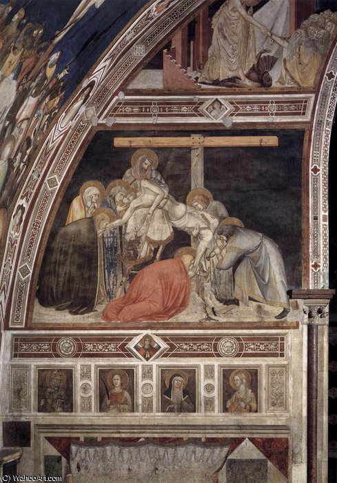 Assisi-arch-deposition Of Christ From The Tomb — Pietro Lorenzetti