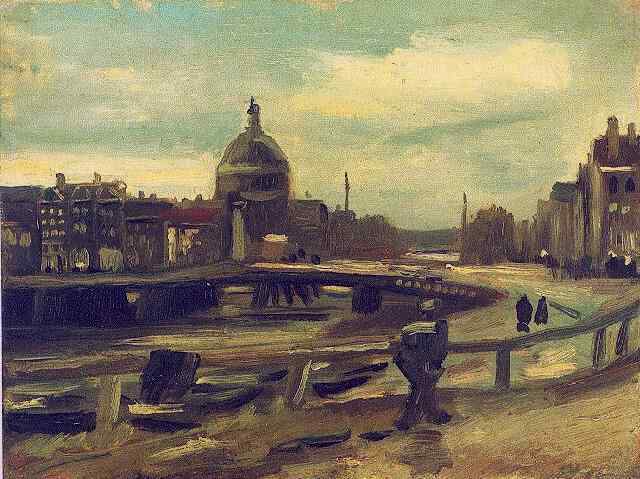 View Of Amsterdam From Central Station — Vincent Willem Van Gogh