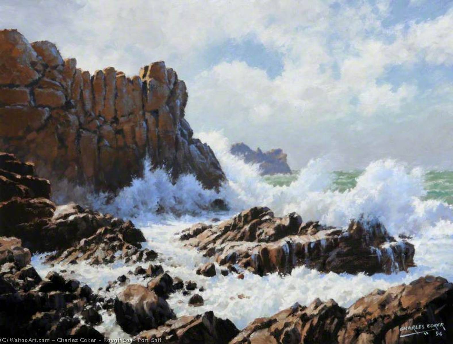 Rough Sea, Port Soif — Charles Coker