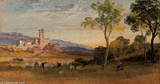 In The Roman Campagna — William Leighton Leitch