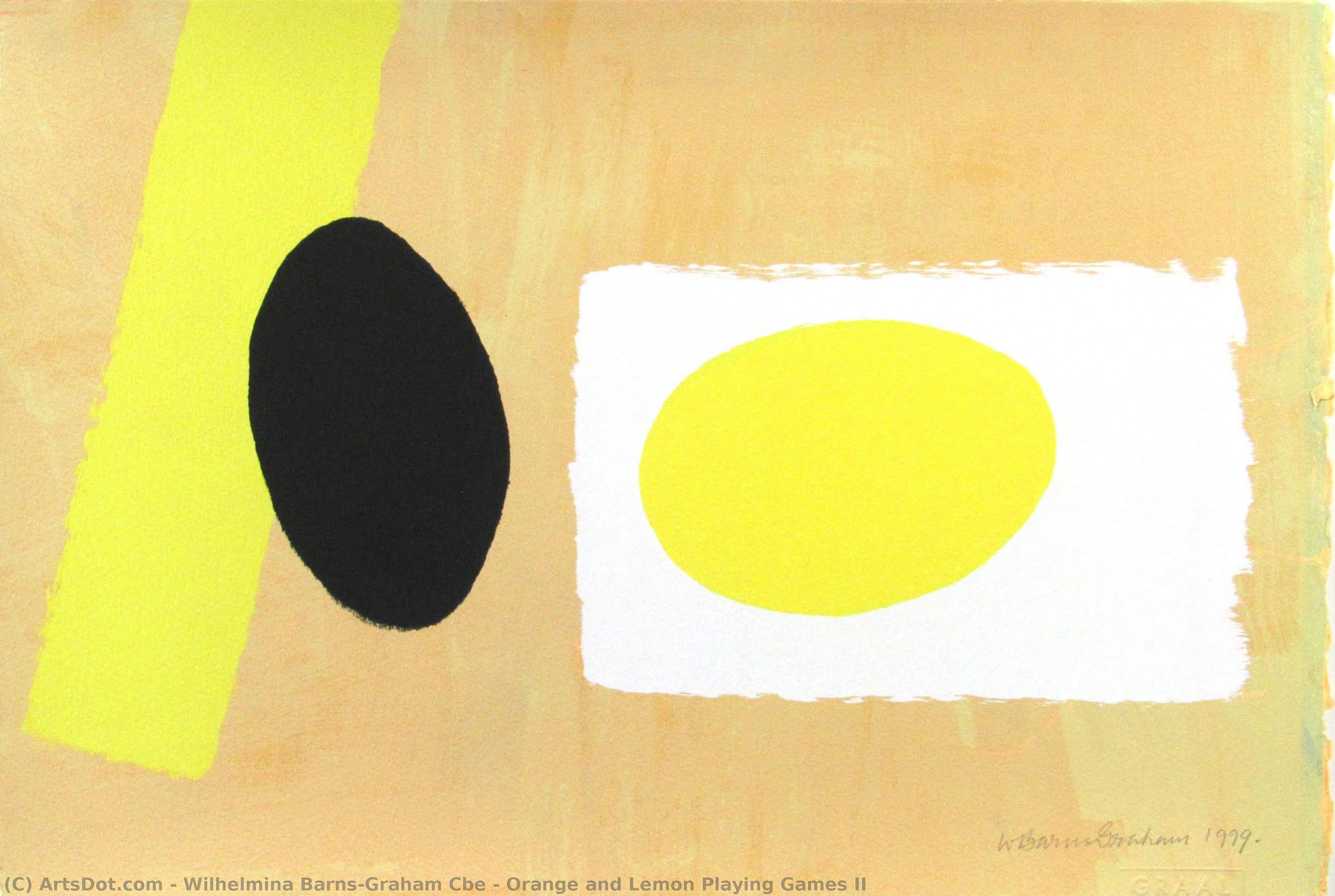 Orange And Lemon Playing Games Ii — Wilhelmina Barns-graham Cbe