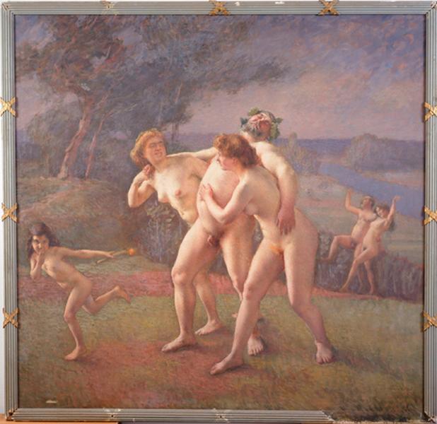 Silene Entraine Par Les Nymphes — Axilette Alexis