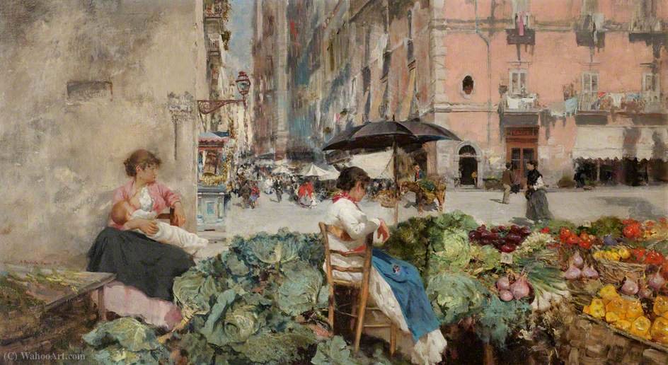 Vegetable Market, Naples — Attilio Pratella