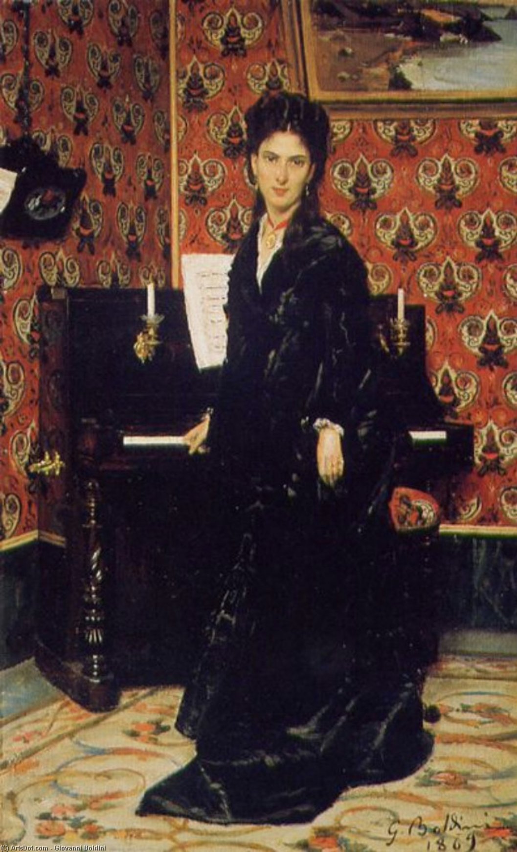 Portrait Of Mary Donegan — ジョヴァンニ・ボルディーニ