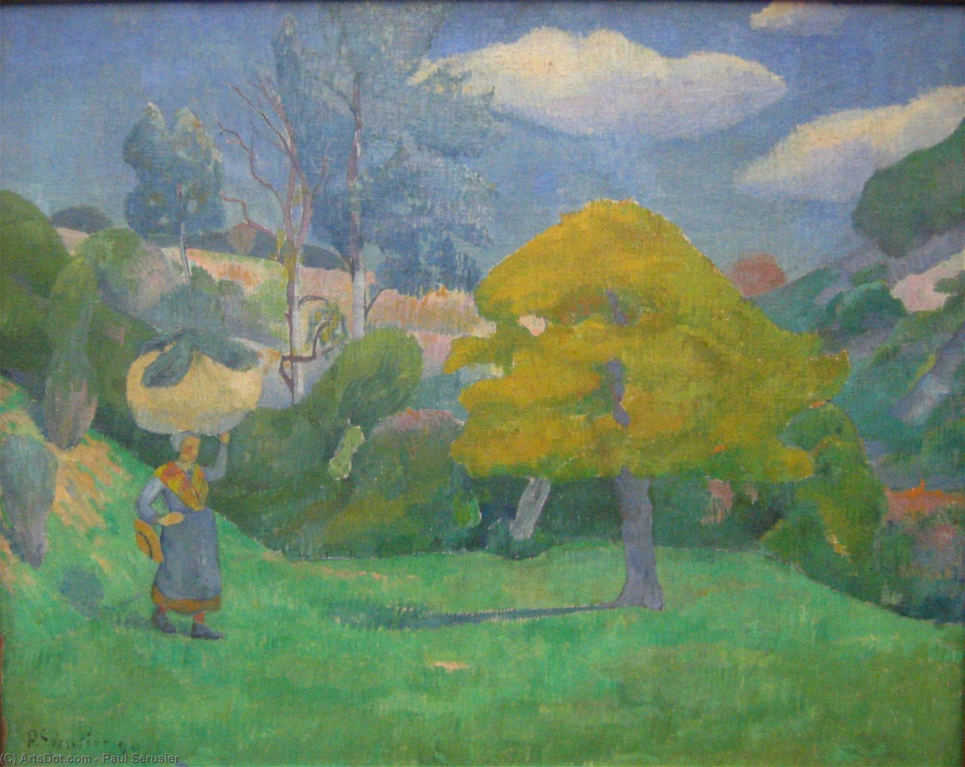 Breton Woman Going To The Washing Place — Paul Sérusier