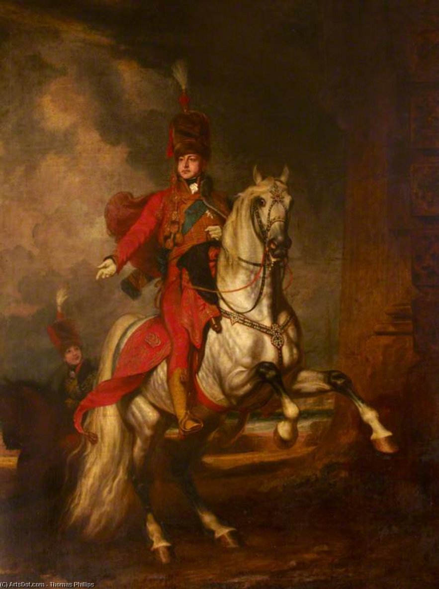 Hrh The Prince Regent, Later George Iv, And Colonel Charles Wyndham — Tomas Filips