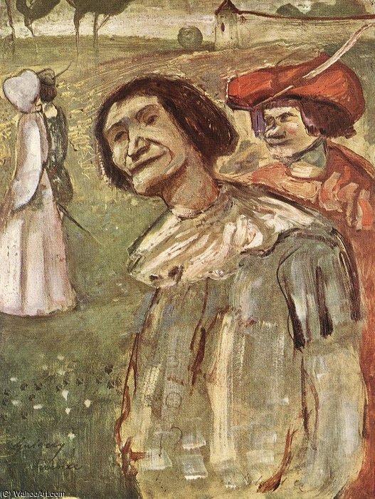 The Madman And The Soldier — Gulacsy Lajos Kalman