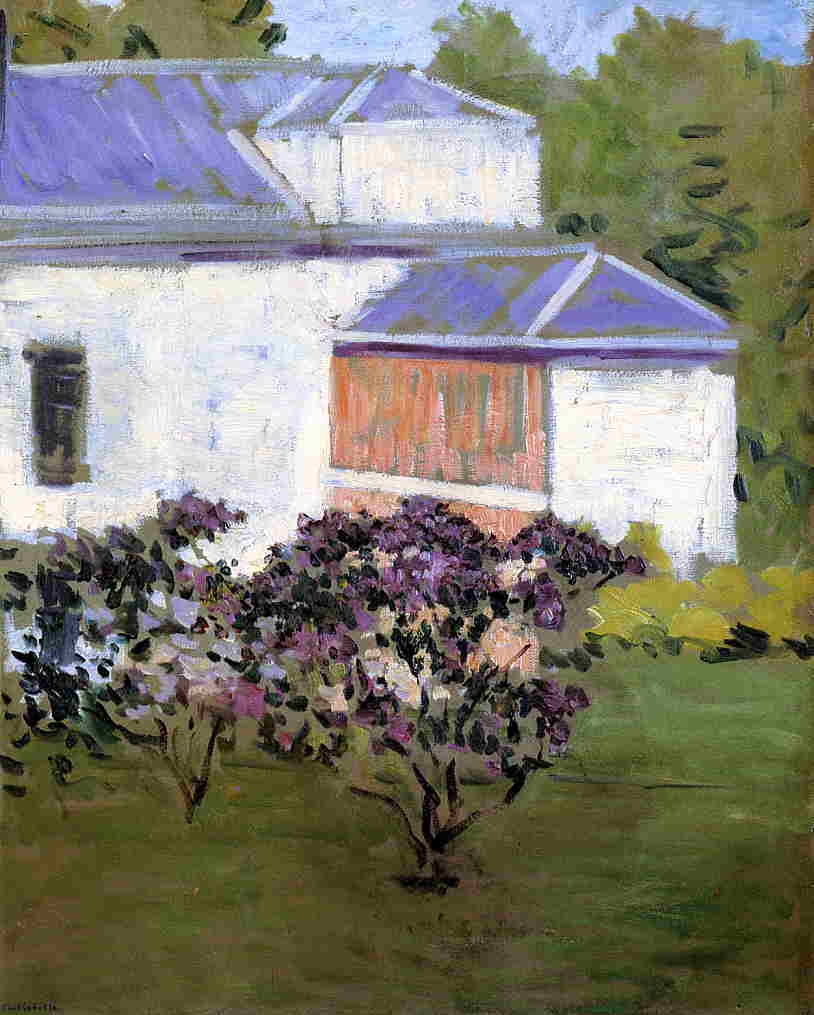 Yerres, Part Of The South Facade Of The 'casin' — Gustave Caillebotte