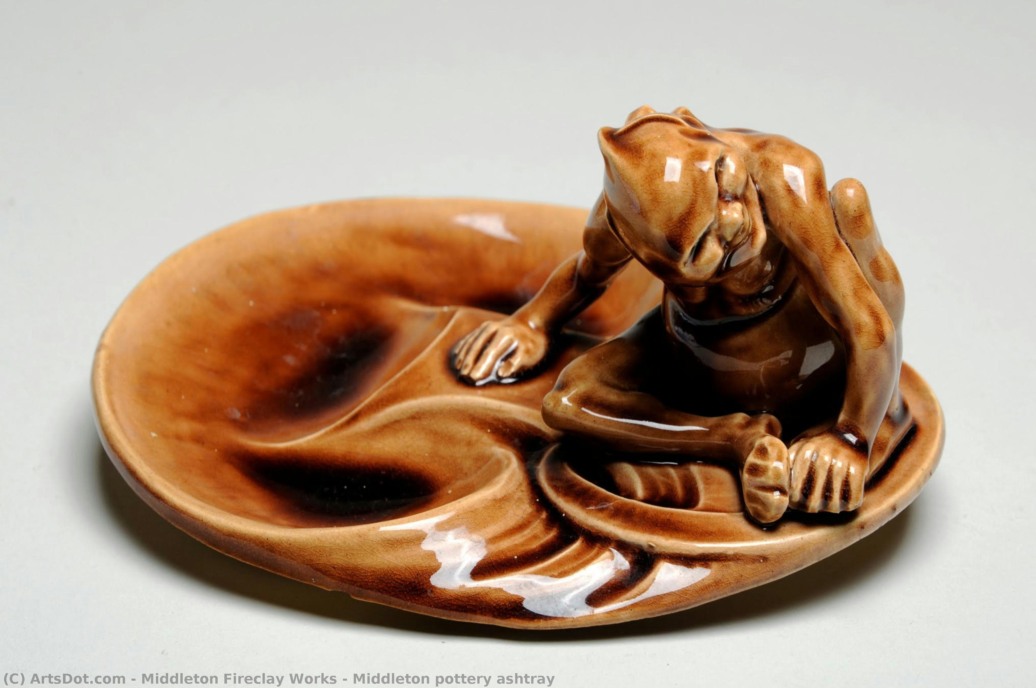 Middleton Pottery Ashtray — Middleton Fireclay Works