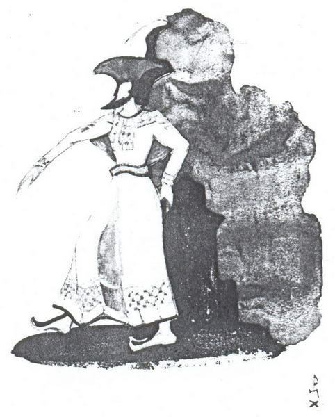 'sketch Of Costumes For ''tale Of Tsar Saltan''' — Nicholas Roerich
