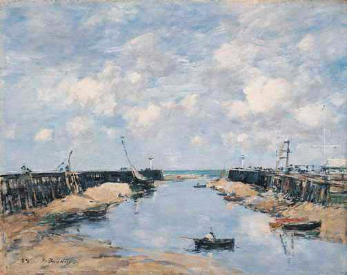 The Entrance — Eugène Louis Boudin