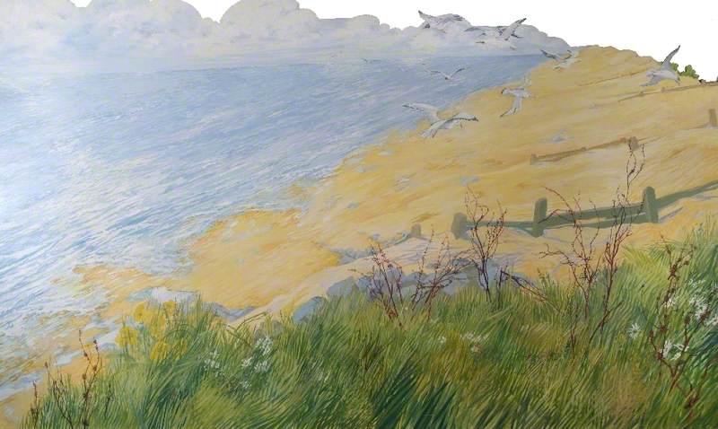 Sitting Room, Garden And Seashore (detail, 3 Of 3) — Sally Court