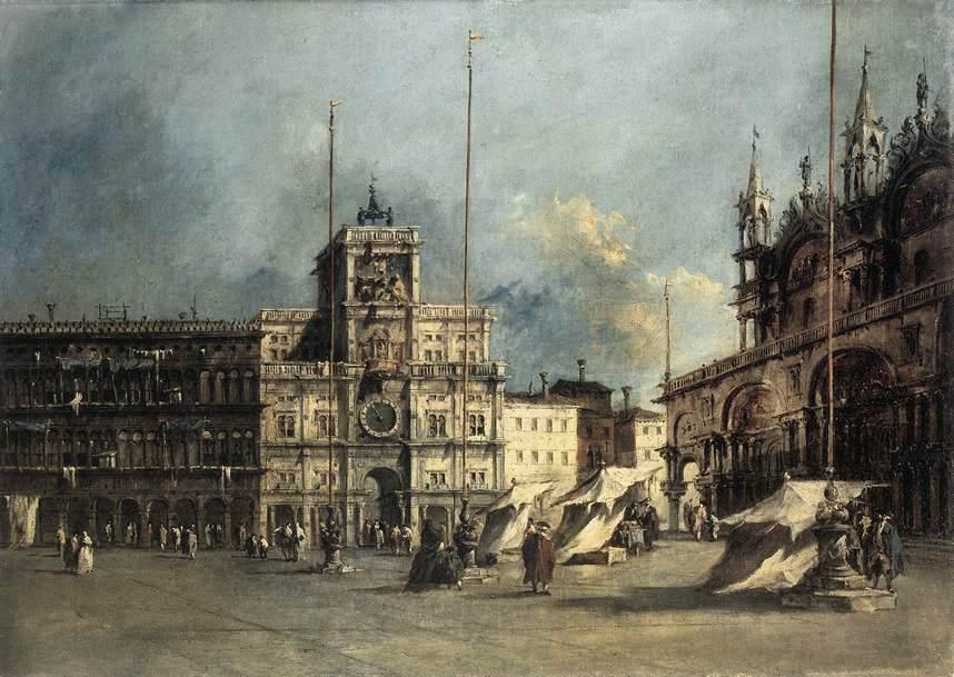 The Torre Del'orologio — Francesco Lazzaro Guardi