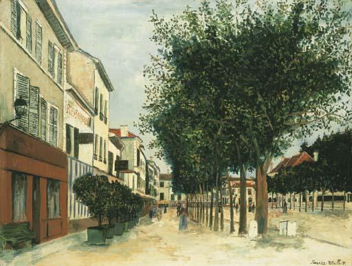Village Square — Maurice Utrillo