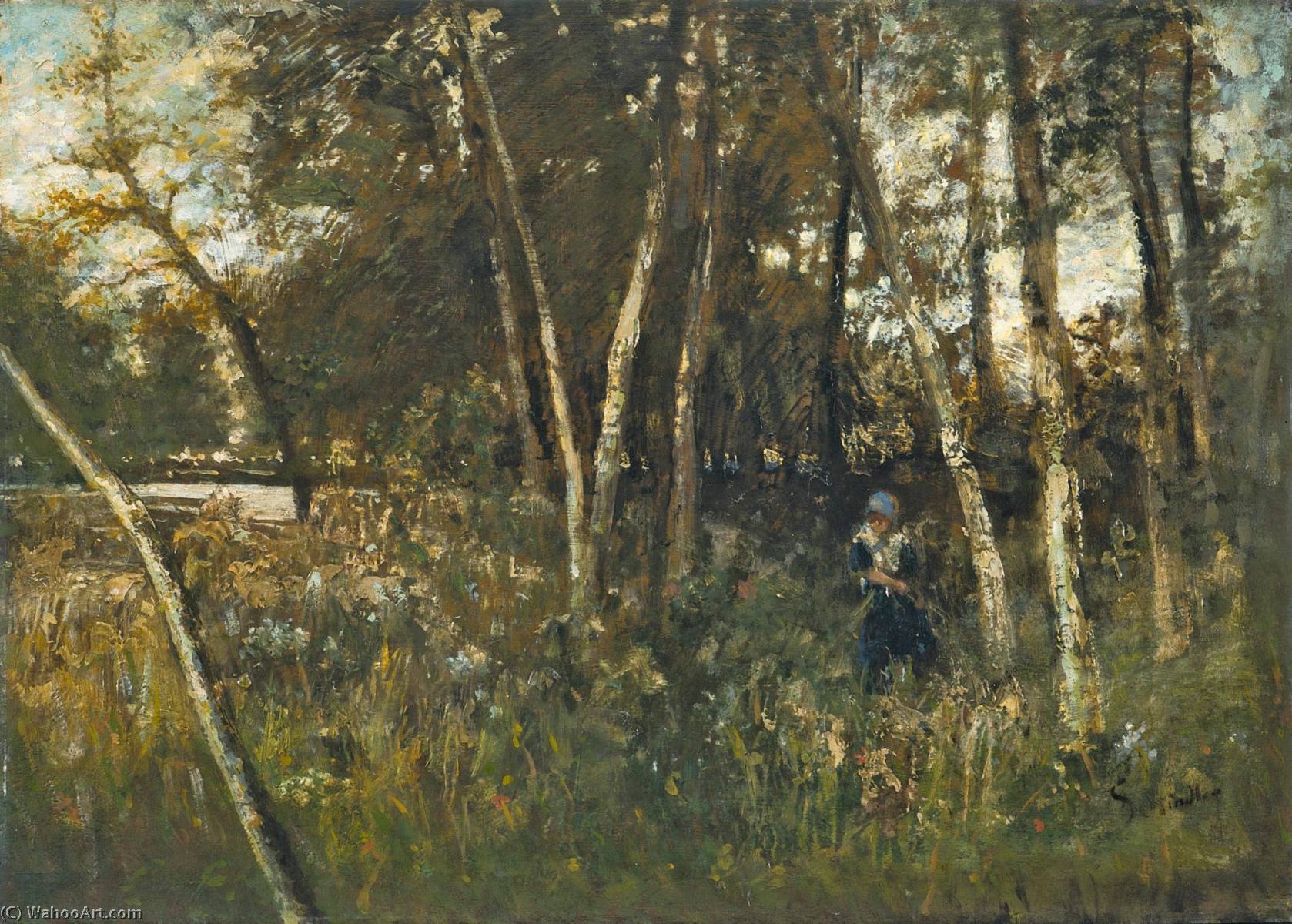 Beim Heustadelwasser (near The Heustadelwasser) — Emil Jacob Schindler