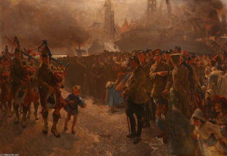 The Landing Of The First Canadian Contingent At Saint-nazaire — Edgar Bundy