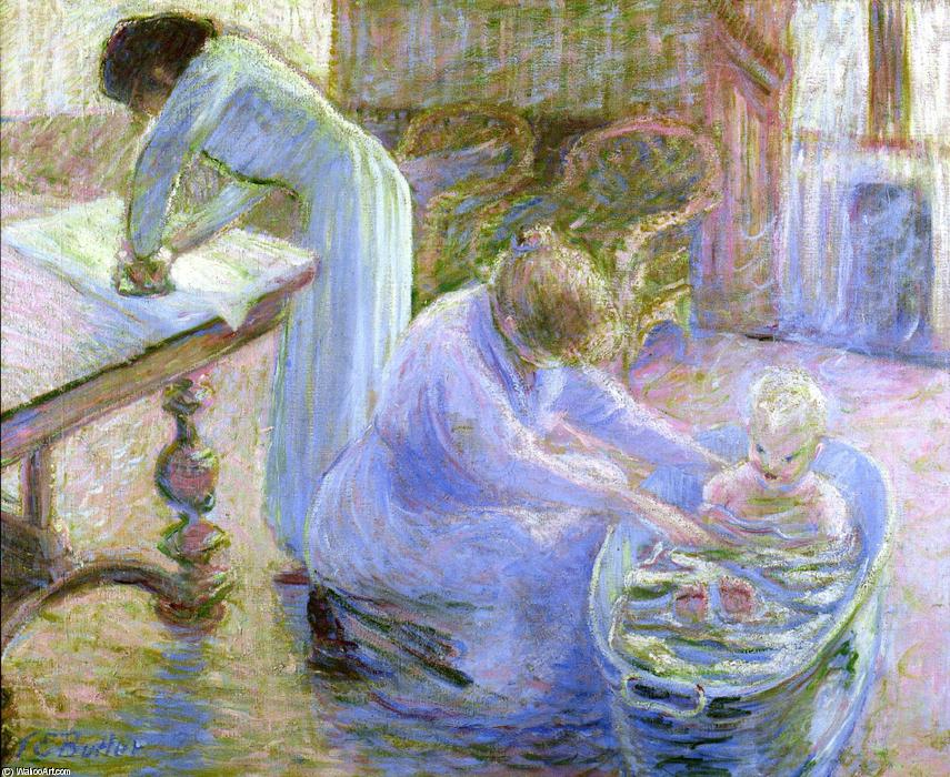 Le Bain, Maison Baptiste, Giverny, France — Theodore Earl Butler