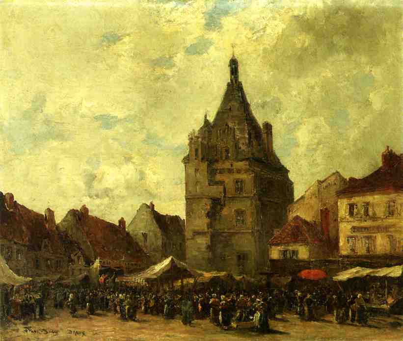 Market Day, Dreux — フランク・マイヤーズ・ボッグス