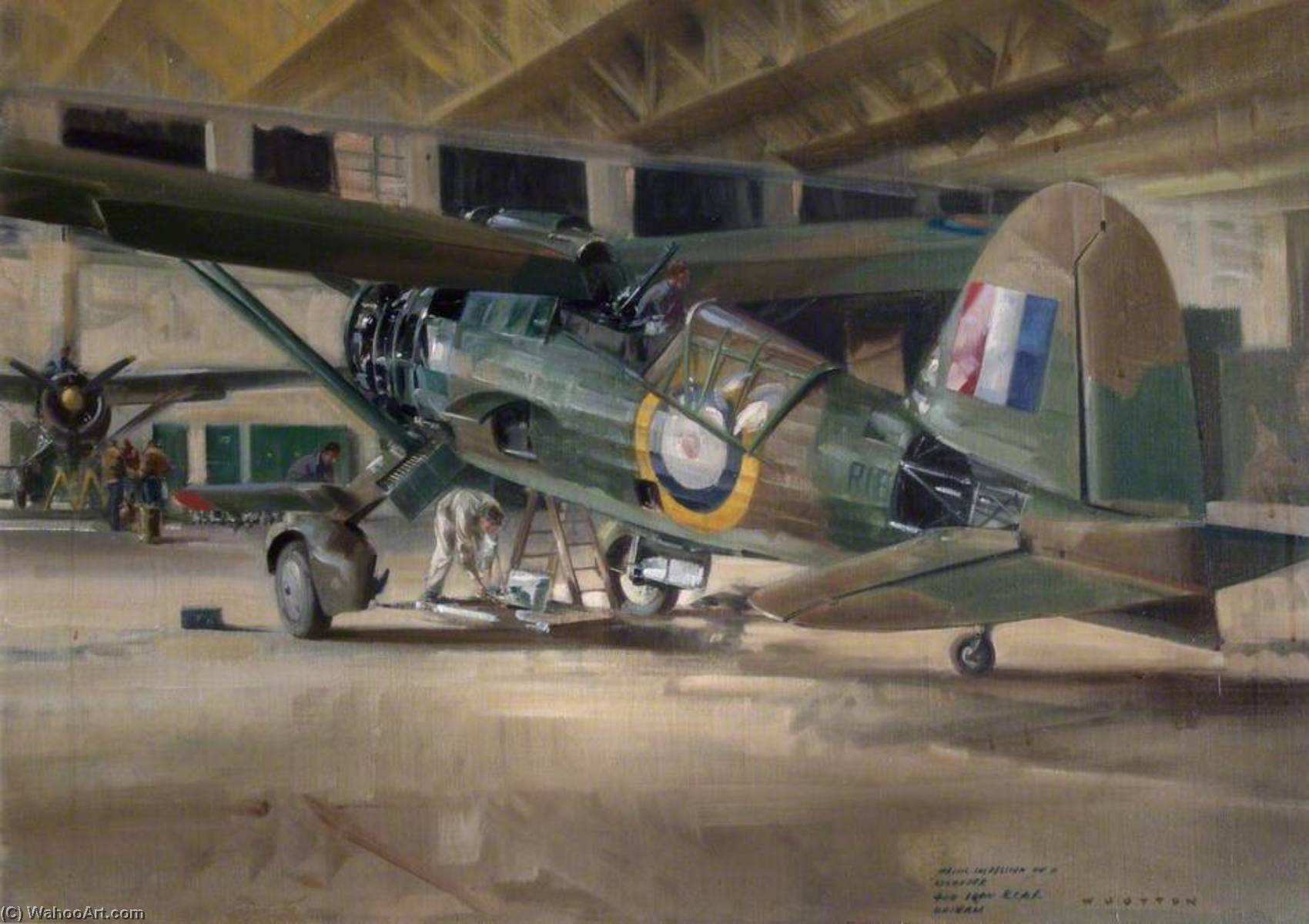 Major Inspection Lysander, 400 Squadron, Royal Canadian Air Force — Frank Wootton