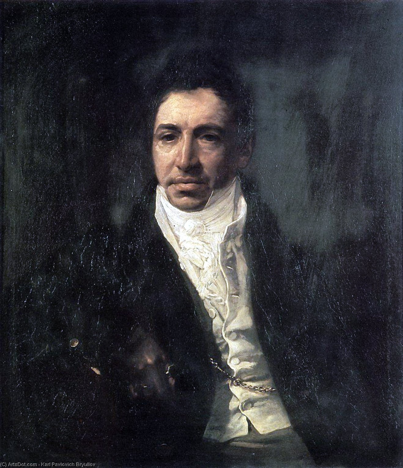 Portrait Of The Secretary Of State Piotr Kikin — Karl Pavlovich Bryullov